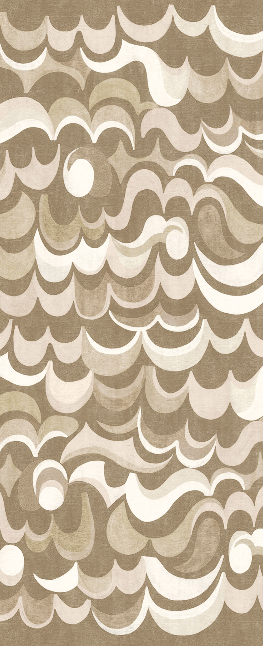 Vlies-Fototapete, braun-beige, Wellen, DGRHA1012-300, Rhapsody, Masureel