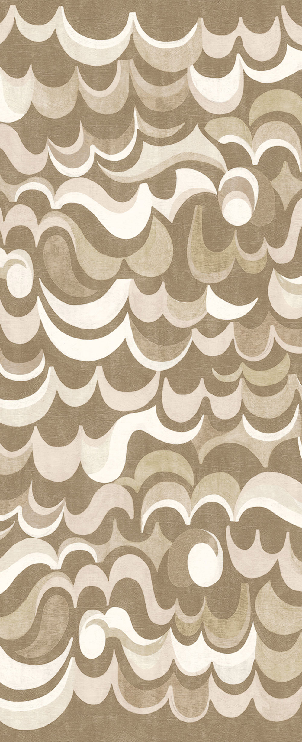 Vlies-Fototapete, braun-beige, Wellen, DGRHA1013-300, Rhapsody, Masureel