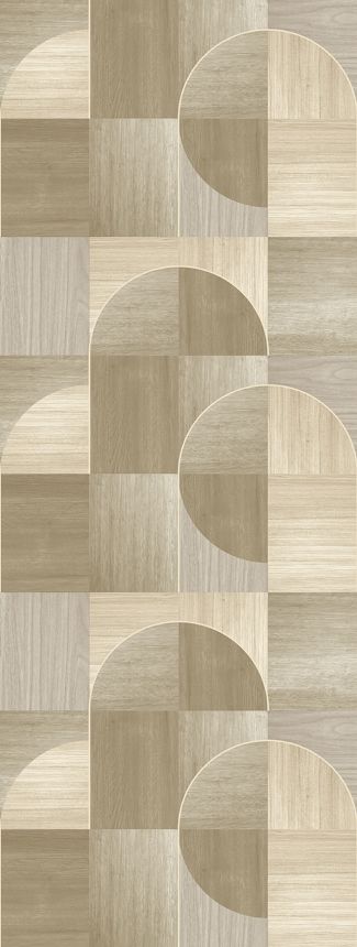 Grafische Bildtapete in grau-beige, FW4012-6, Feature Walls, Decoprint