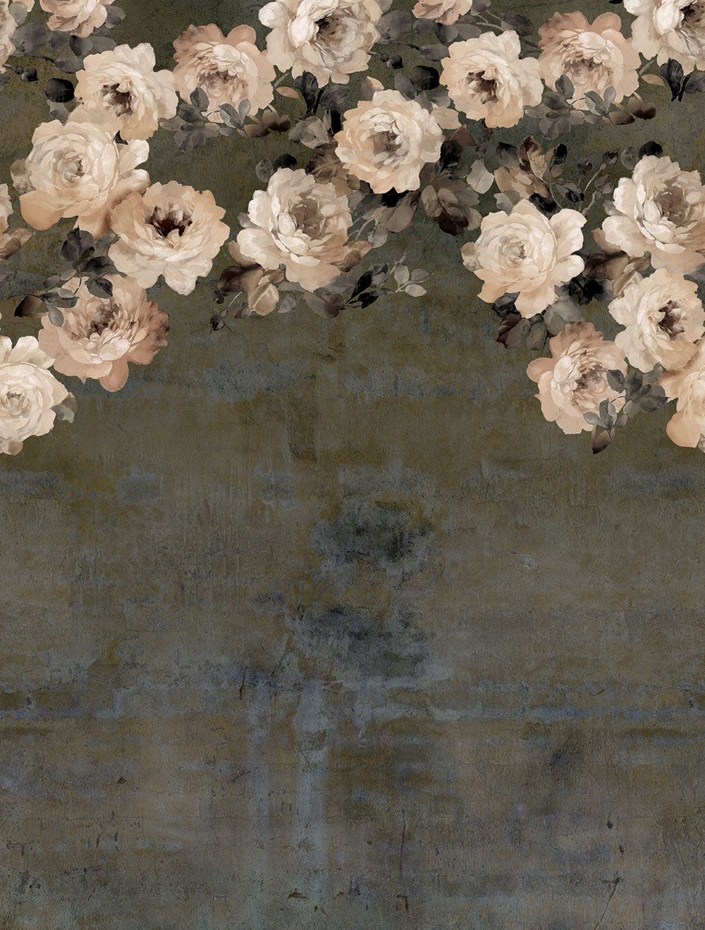 Vlies-Fototapete, braun, Blumen, FW4023-5, Feature Walls, Decoprint
