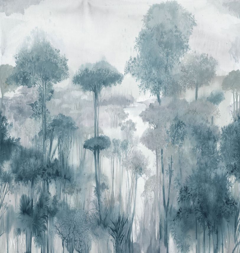 Vlies-Fototapete, blau, Wald, Bäume, FW4024-5, Feature Walls, Decoprint