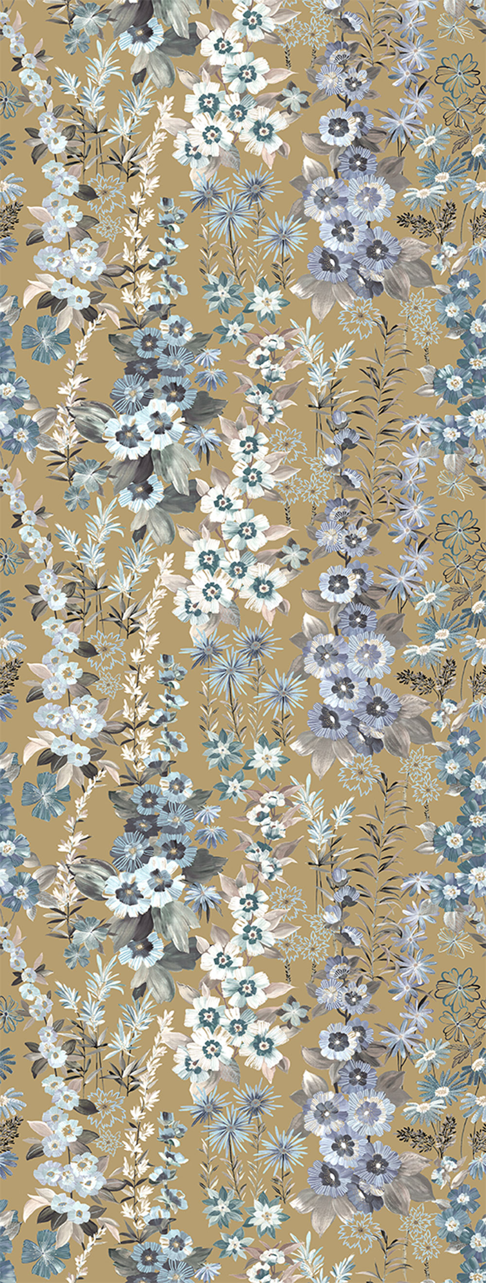 Vlies-Fototapete, braun, Blumen, FW4025-13, Feature Walls, Decoprint