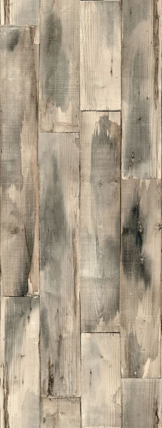 Bildtapete in grau-beiger Holzoptik, FW4051-6, Feature Walls, Decoprint
