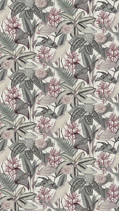 Vlies-Fototapete, grün, Vögel, Blätter, FW4061-5, Feature Walls, Decoprint