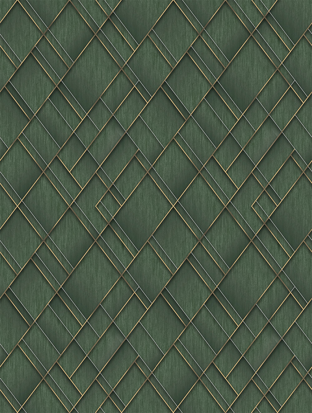Geometrische Vlies-Fototapete, grün, FW4037-5, Feature Walls, Decoprint