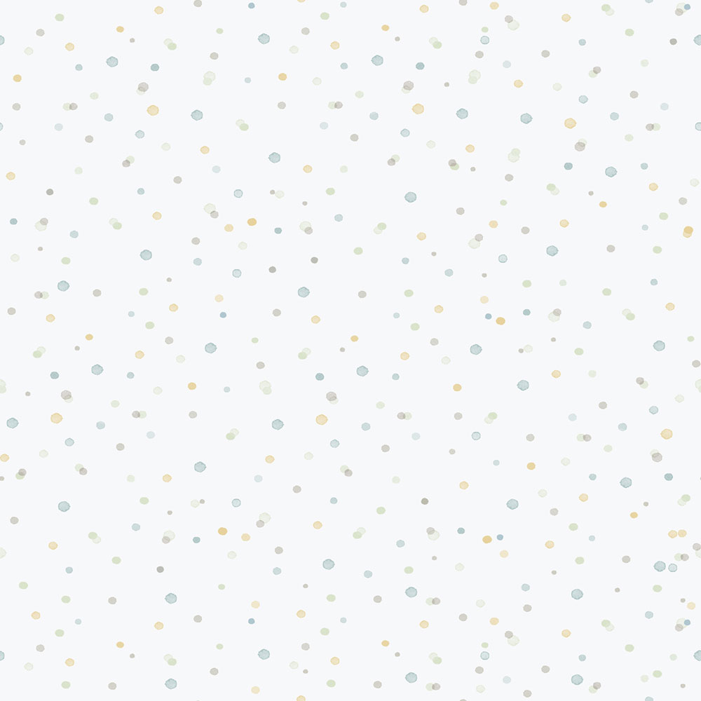 Kinder Vliestapete, blau, Punkte, Sprenkel, 289-2, Enzo,  ICH Wallcoverings