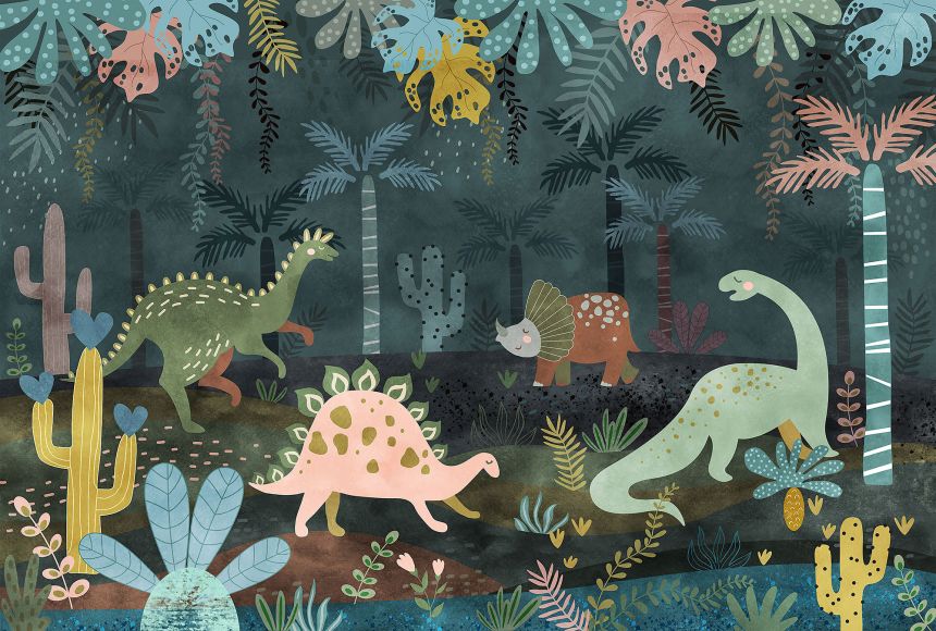 Vlies-Fototapete nach Maß, Dinosaurier, 10032, Vavex