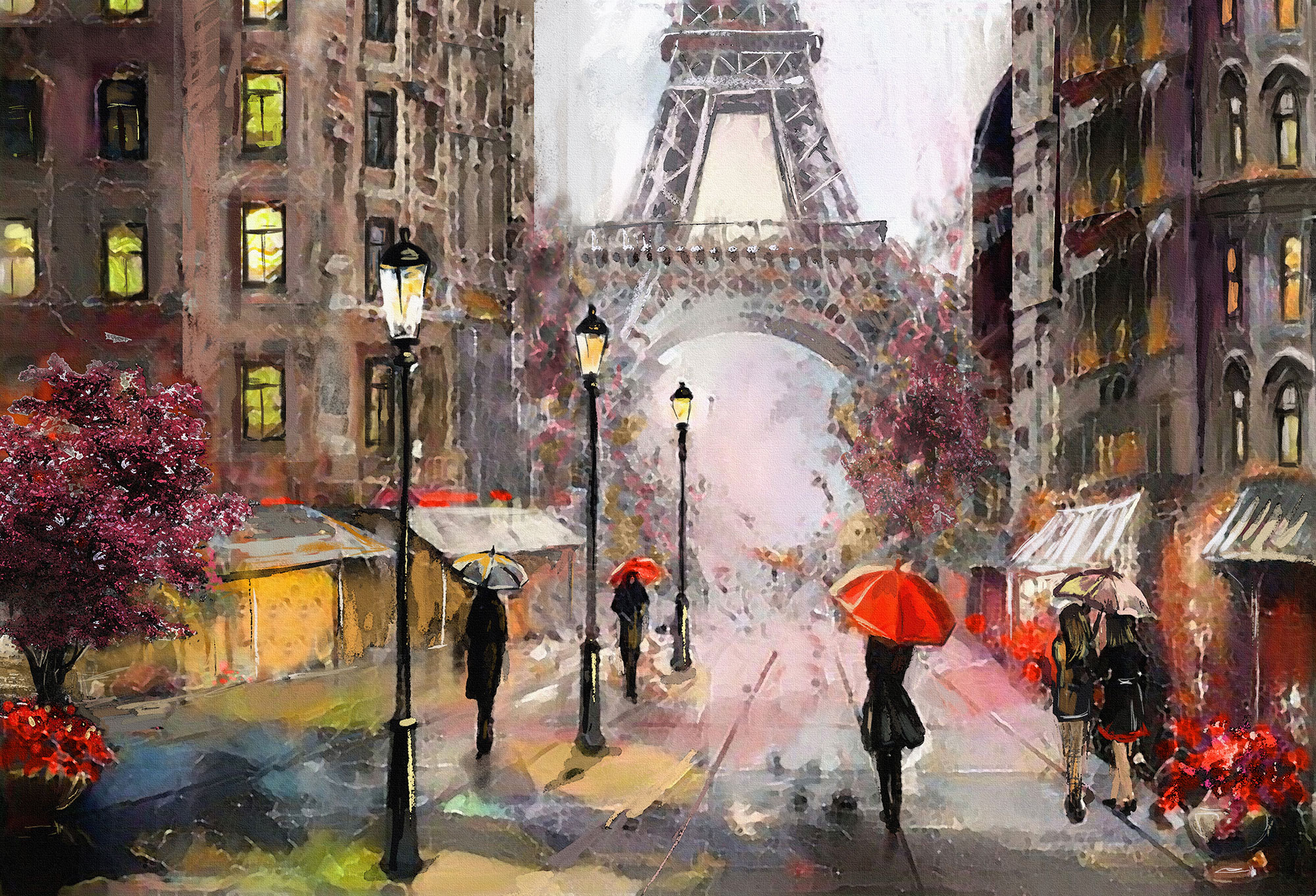 Vlies-Fototapete nach Maß, Herbst Paris, Tour Eiffel, 10097, Vavex