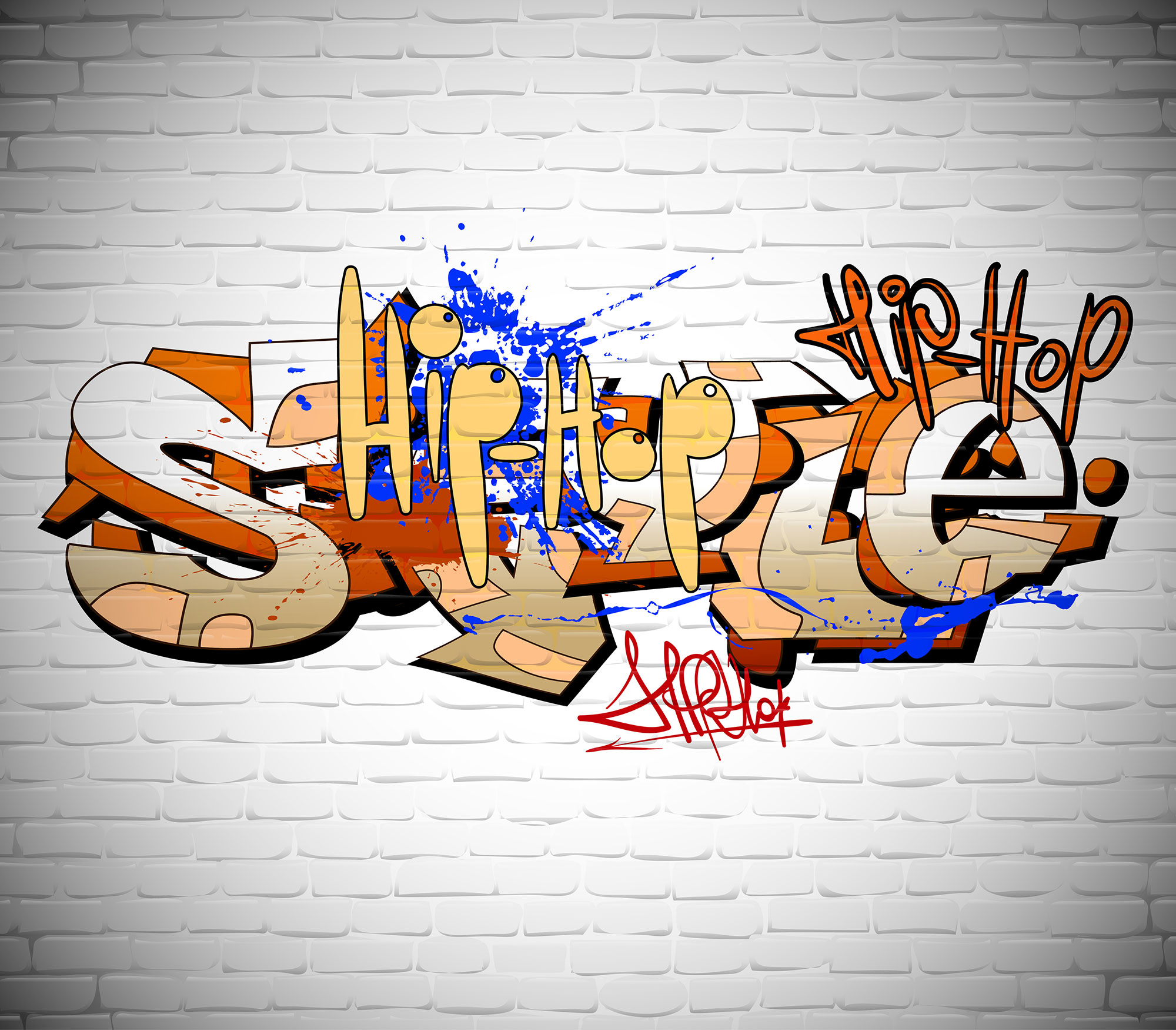 Vlies-Fototapete nach Maß, Graffiti, 10131, Vavex