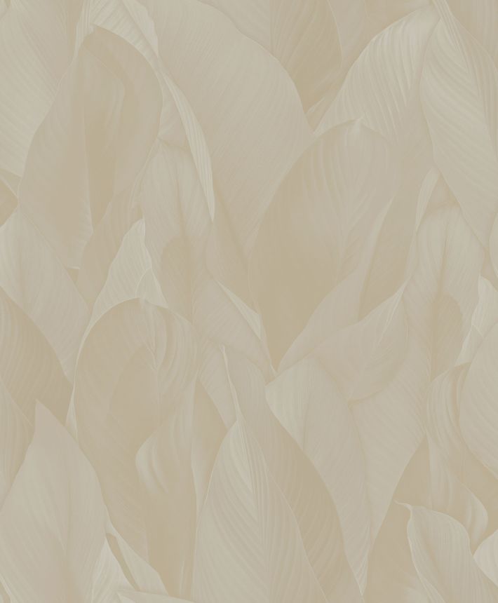 Luxuriöse Vliestapete, beige, Blätter, Z57704, Architexture 2,  Zambaiti Parati