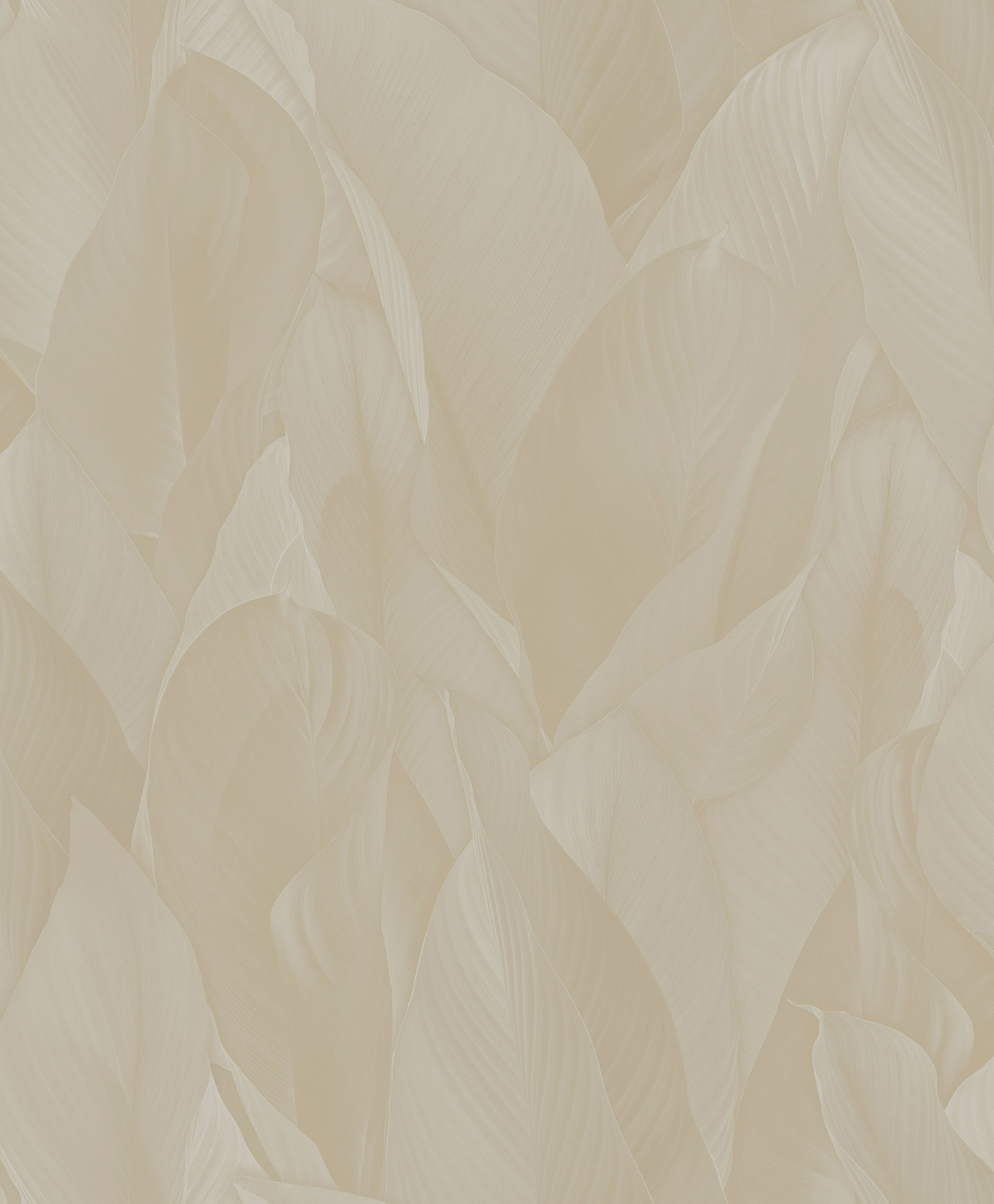 Luxuriöse Vliestapete, beige, Blätter, Z57704, Architexture 2,  Zambaiti Parati