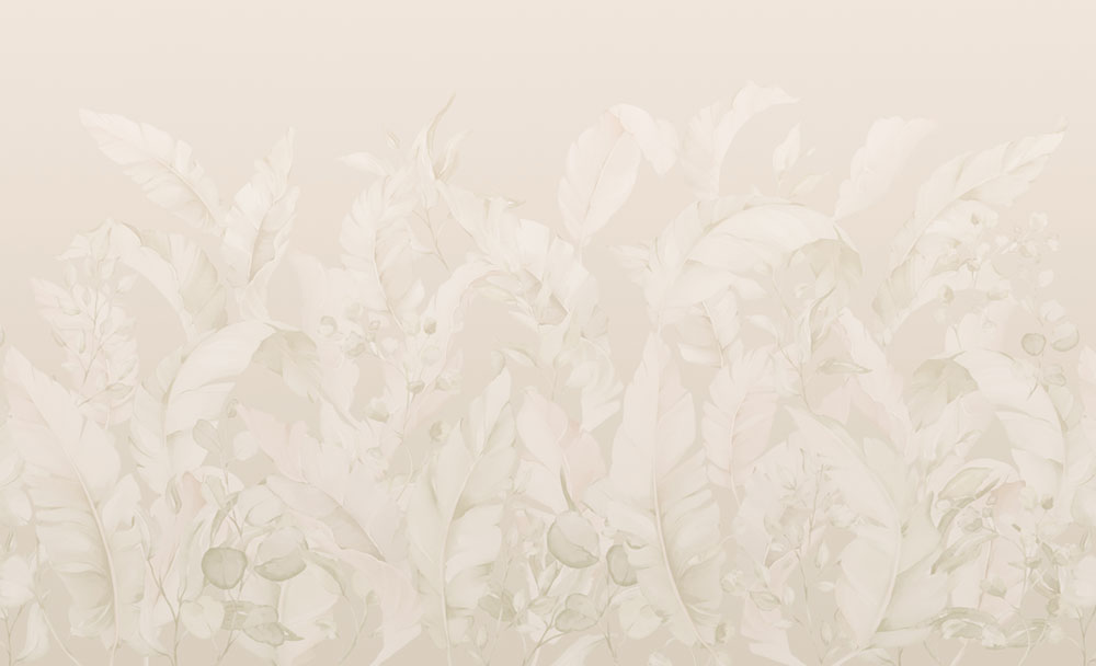 Luxuriöse Vlies-Fototapete, beige, Blätter, Z57775, Architexture 2,  Zambaiti Parati