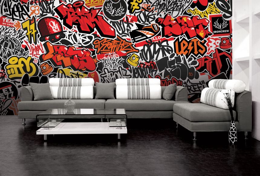 Vlies-Fototapete nach Maß, Graffiti, 10144, Vavex