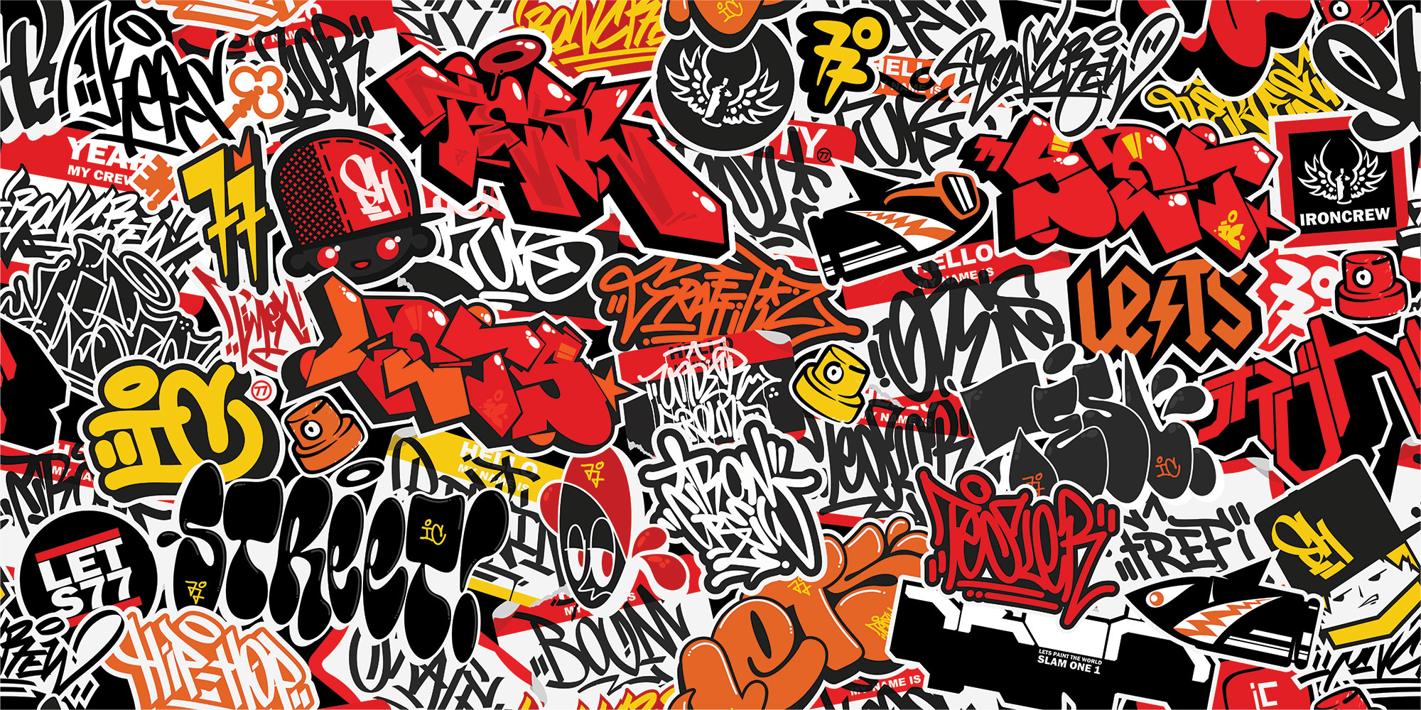 Vlies-Fototapete nach Maß, Graffiti, 10144, Vavex