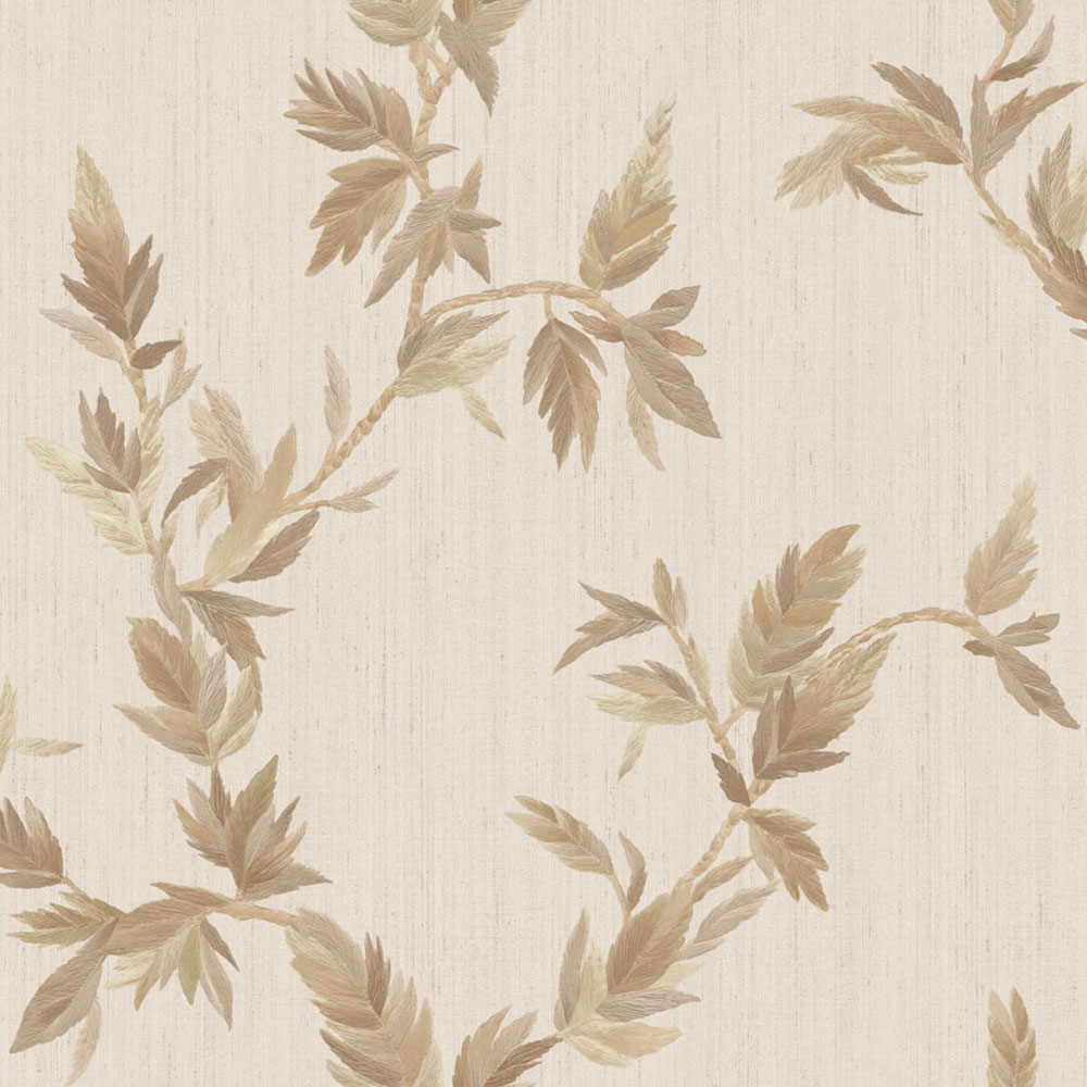 Tapete, beige, Blätter, 35914, Ornamenta, Parato by Cristiana Masi