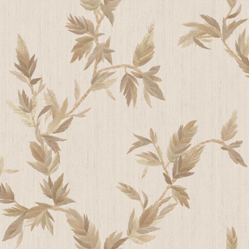 Tapete, beige, Blätter, 35914, Ornamenta, Parato by Cristiana Masi
