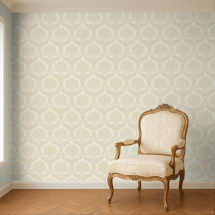 Tapete, beige, klassisches Muster, 35922, Ornamenta, Parato by Cristiana Masi