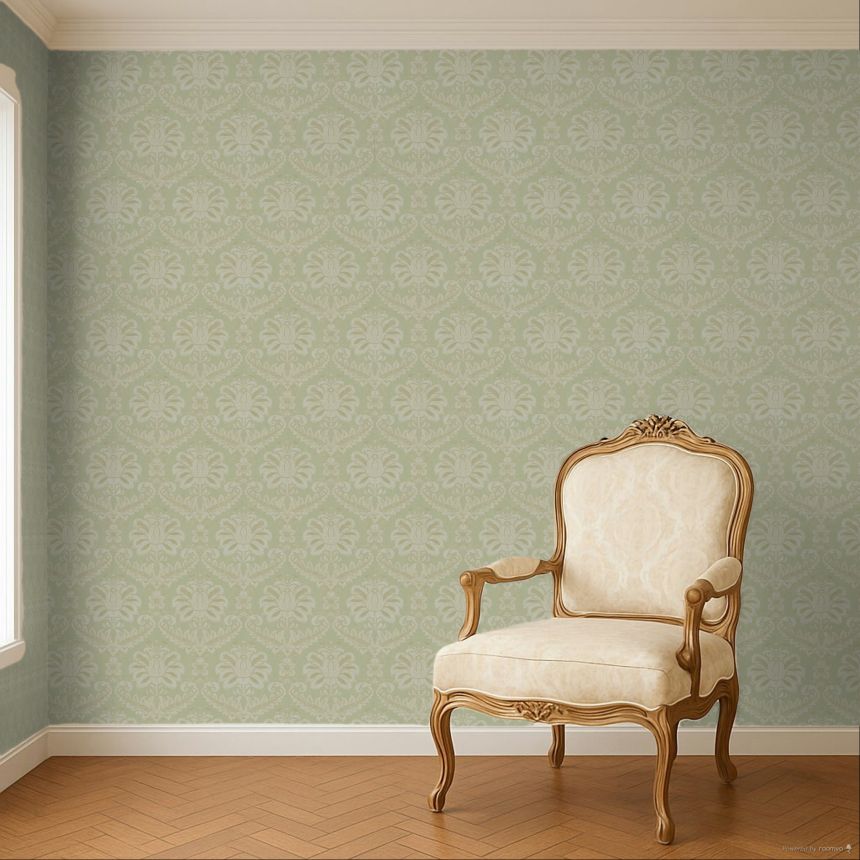 Tapete, grün, klassisch, 35935, Ornamenta, Parato by Cristiana Masi