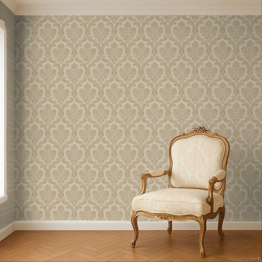 Tapete, beige, klassisch, 35942, Ornamenta, Parato by Cristiana Masi