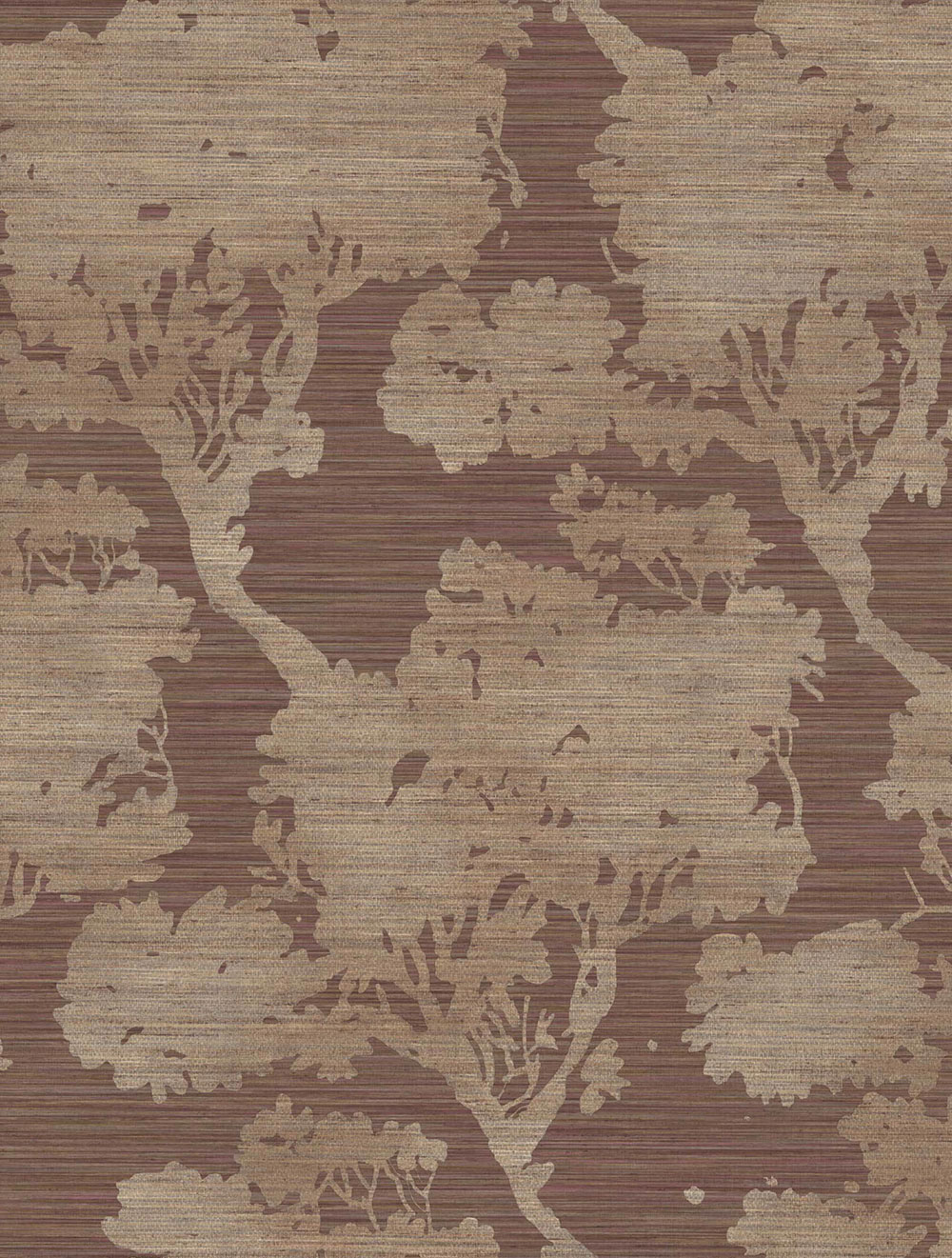 Tapete, braun-violett, Bäume, 35958, Ornamenta, Parato by Cristiana Masi