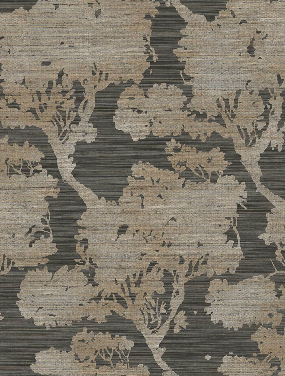 Tapete, braun-grau, Bäume, 35959, Ornamenta, Parato by Cristiana Masi