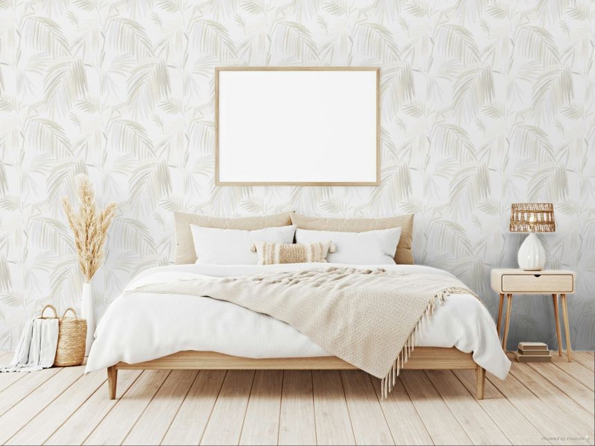 Tapete, creme, Blätter, 32400, Vitalis, Parato by Cristiana Masi