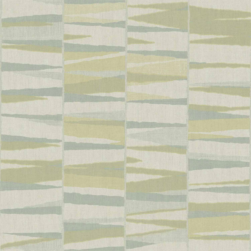 Geometrische Tapete, grün, 32445, Vitalis, Parato by Cristiana Masi