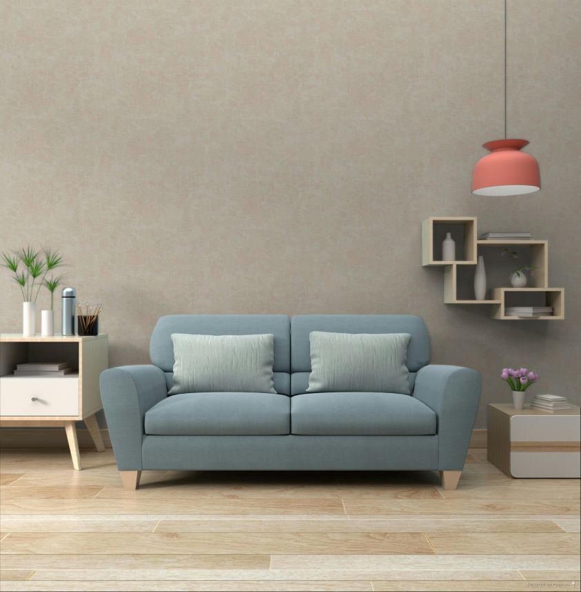 Tapete, beige-gold, Stoffoptik, 32473, Vitalis, Parato by Cristiana Masi