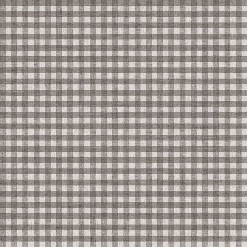 Tapete, grau-schwarz, Stoffoptik, 38419, Top Stripes, Parato by Cristiana Masi