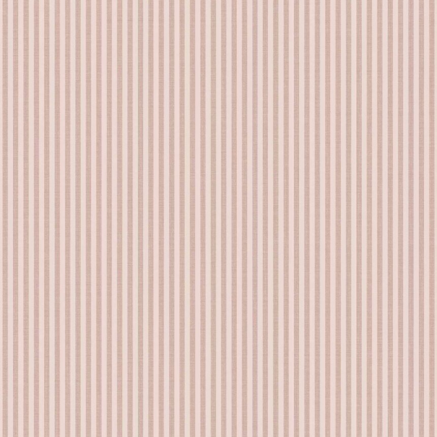 Tapete, rosa, Stoffoptik, Streifen, 38484, Top Stripes, Parato by Cristiana Masi