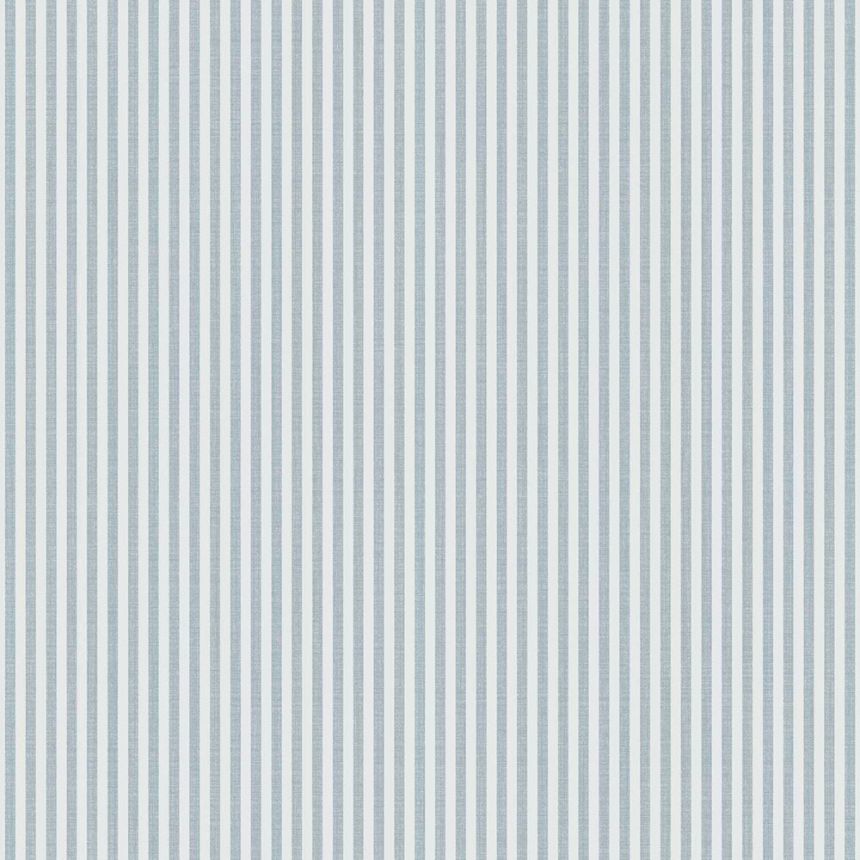 Tapete, grau-blau, Stoffoptik, Streifen, 38486, Top Stripes, Parato by Cristiana Masi