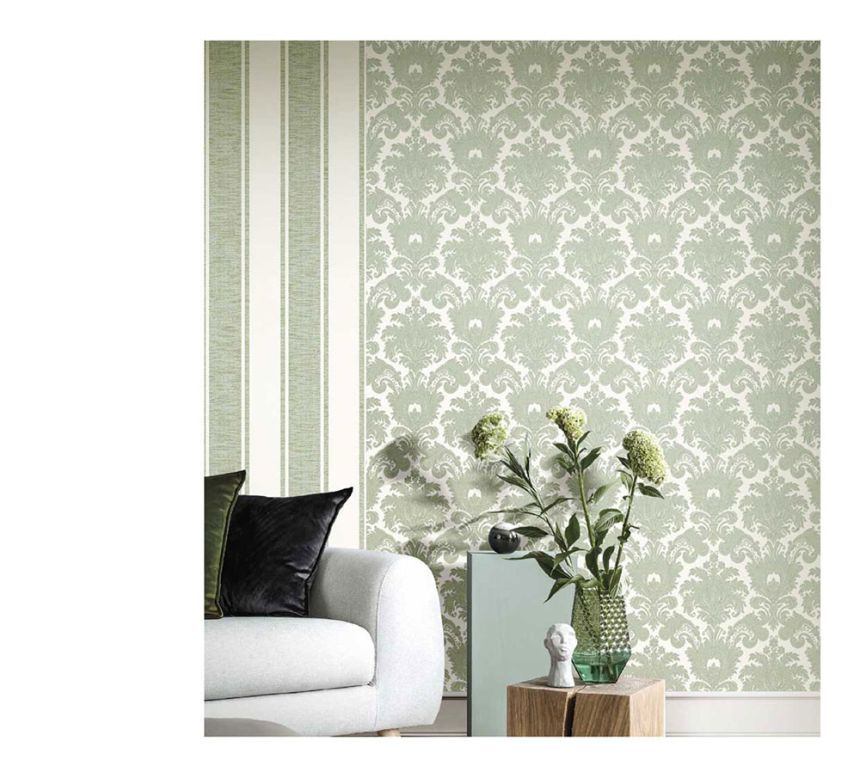 Vliestapete, grün, Barockmuster, 23615, The Best Classic & Elegant, Cristiana Masi by Parato