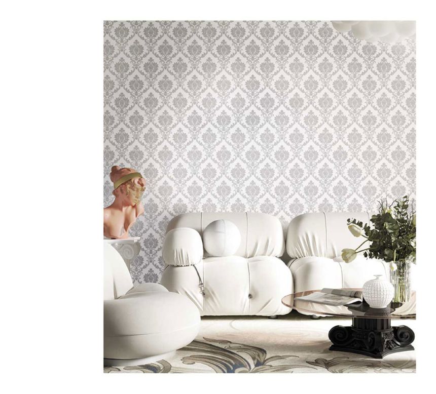 Vliestapete, creme, Barockmuster, 23640, The Best Classic & Elegant, Cristiana Masi by Parato