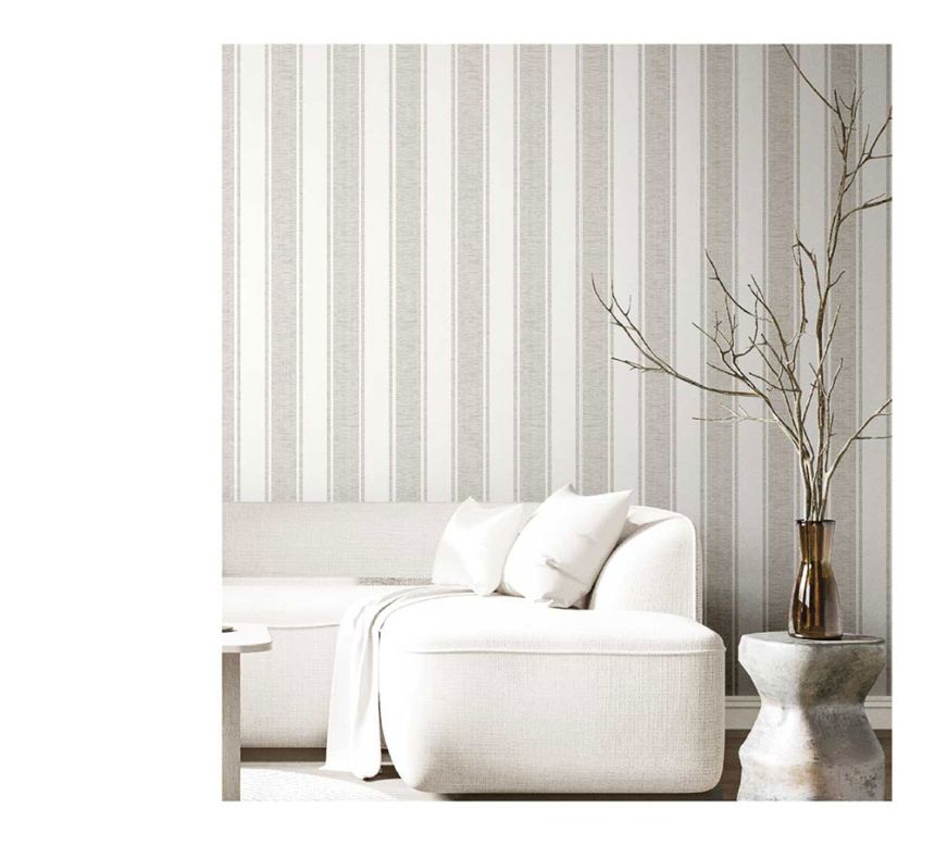 Vliestapete, creme-blau, Streifen, 23676, The Best Classic & Elegant, Cristiana Masi by Parato