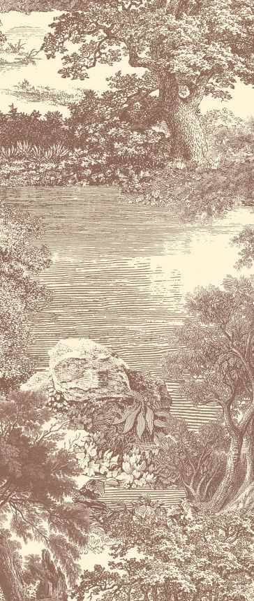 Fototapete, braun, Wald, Bäume, DGSAL1041-300, Amazone, Masureel