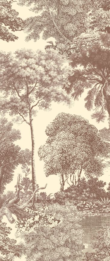 Fototapete, braun, Wald, Bäume, DGSAL1042-300, Amazone, Masureel