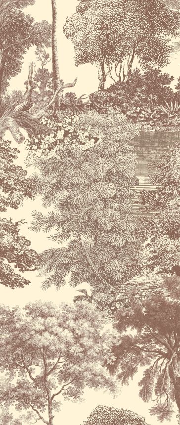 Fototapete, braun, Wald, Bäume, DGSAL1044-300, Amazone, Masureel