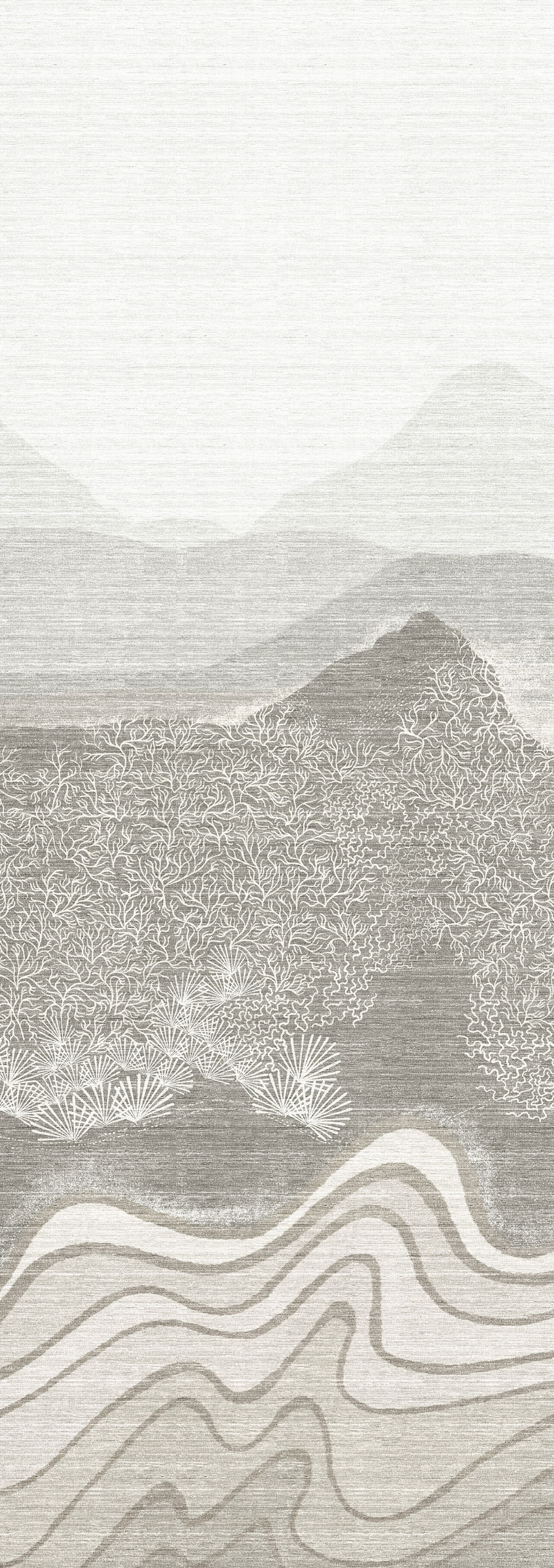 Bildtapete, grau, Berglandschaft, DGZON2012-300, Amazone, Masureel