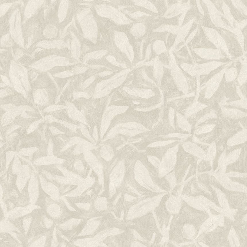 Tapete, grau-beige, Blätter, 4195, Alla Tiders Hus, Borastapeter