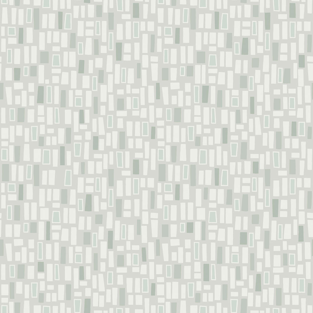 Geometrische Tapete, grau-grün, 38762, Borosan Hem, Boråstapeter