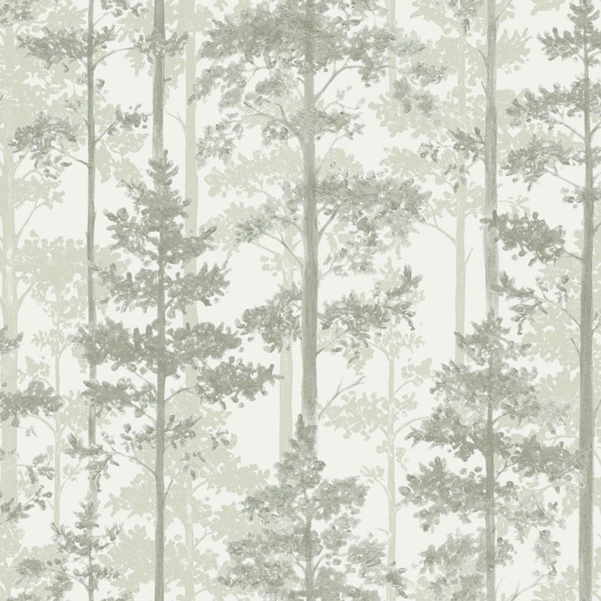Tapete, grün, Bäume, Wald, 38766, Borosan Hem, Boråstapeter