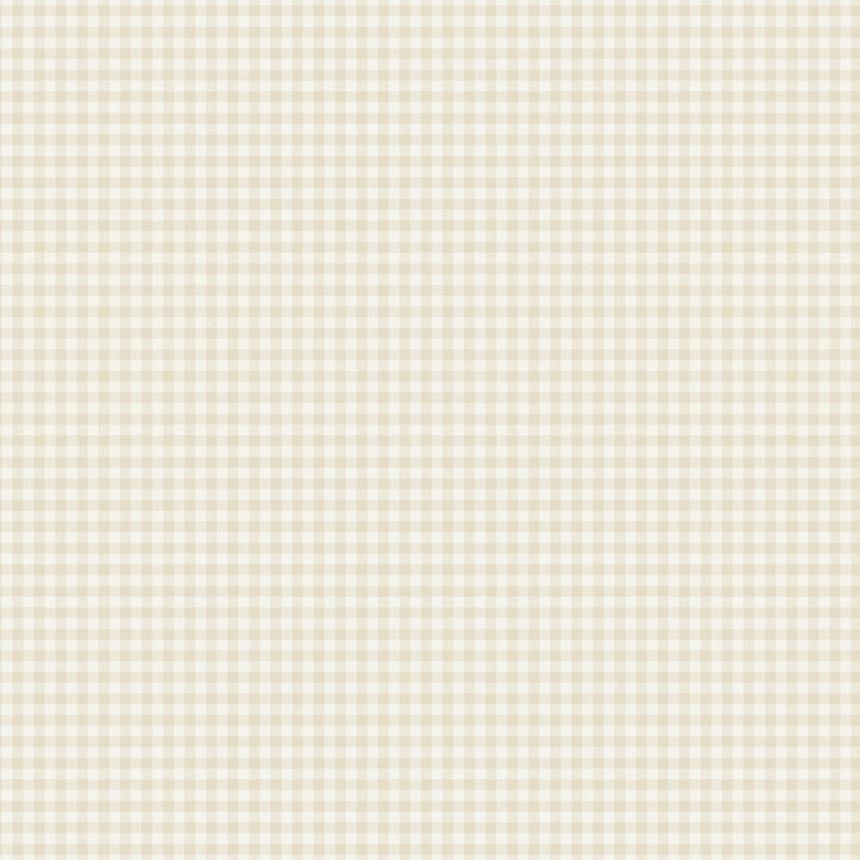 Tapete, beige-weiß, kariert, 7867, Newbie Wallpaper, Boråstapeter