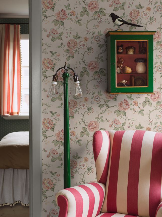 Tapete, beige, Blumen, 4826, New Heritage, Boråstapeter