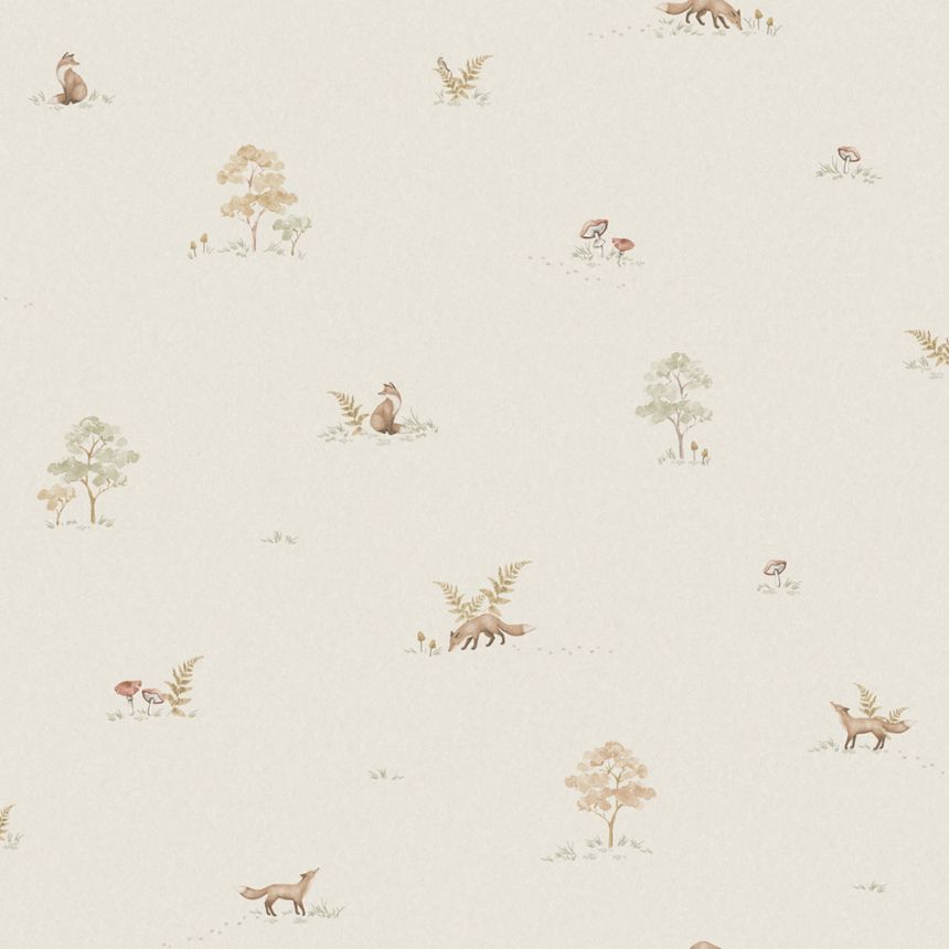 Tapete, grau-beige, Tiere, 6923, Newbie Wallpaper, Boråstapeter