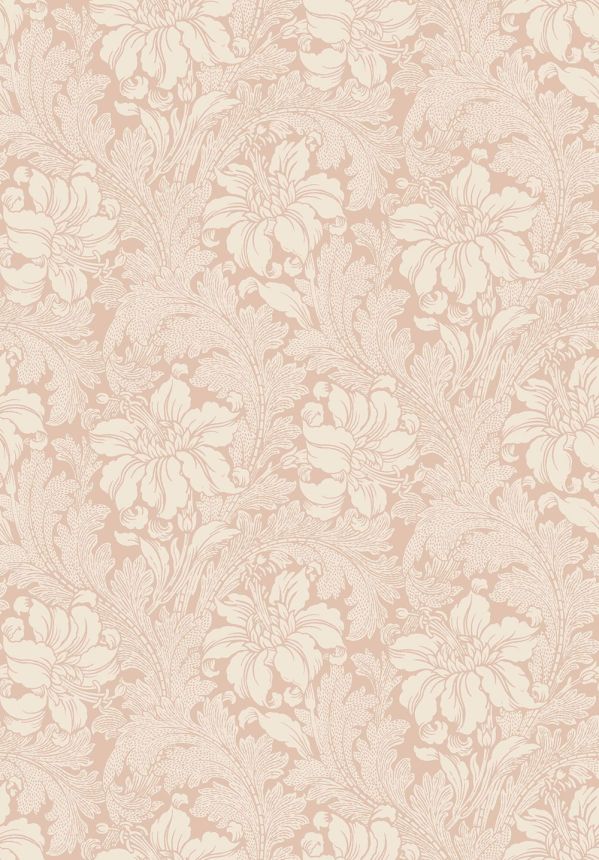Rosa Tapete, Blumen, 2009, Icons, Borastapeter