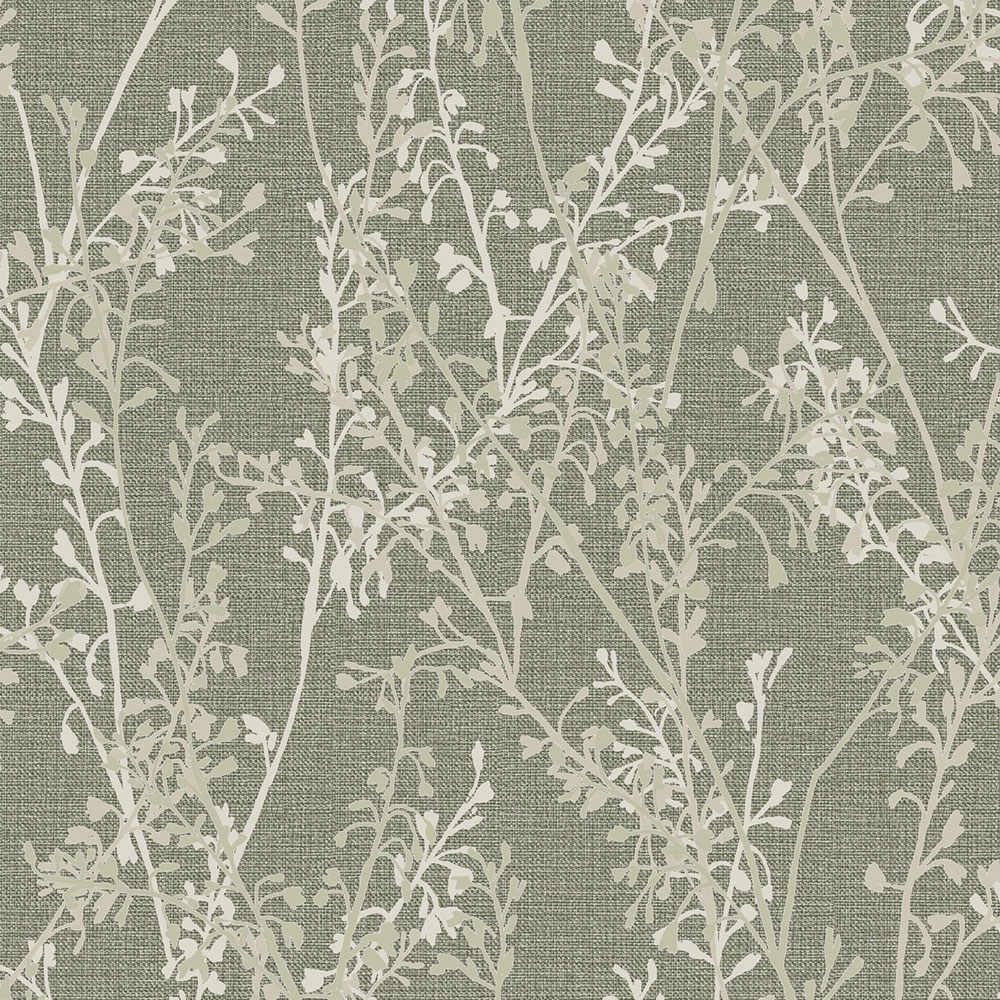 Tapete, grün, Zweige, 128039, Refine, Boutique Graham Brown