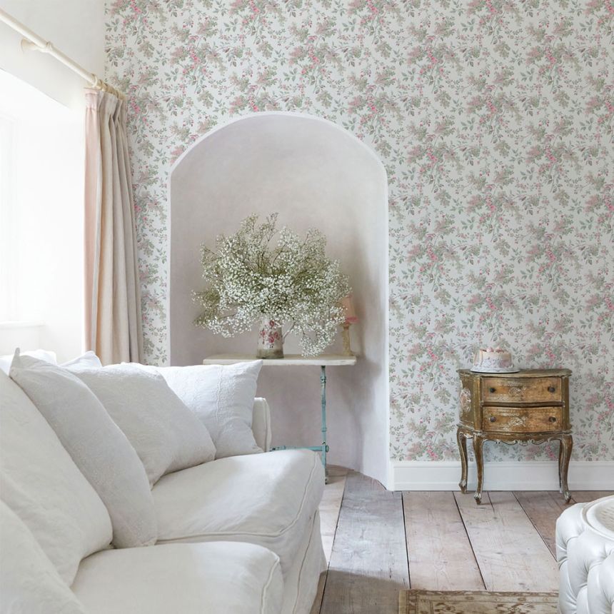 Tapete, Blumen, 125125, Shabby Chic by Rachel Ashwell