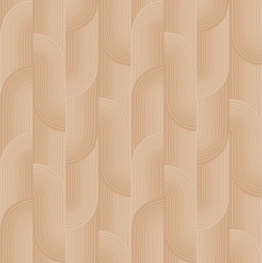 Tapete, braun-beige, geometrisch, PW3112, Precious Weaves, Grandeco