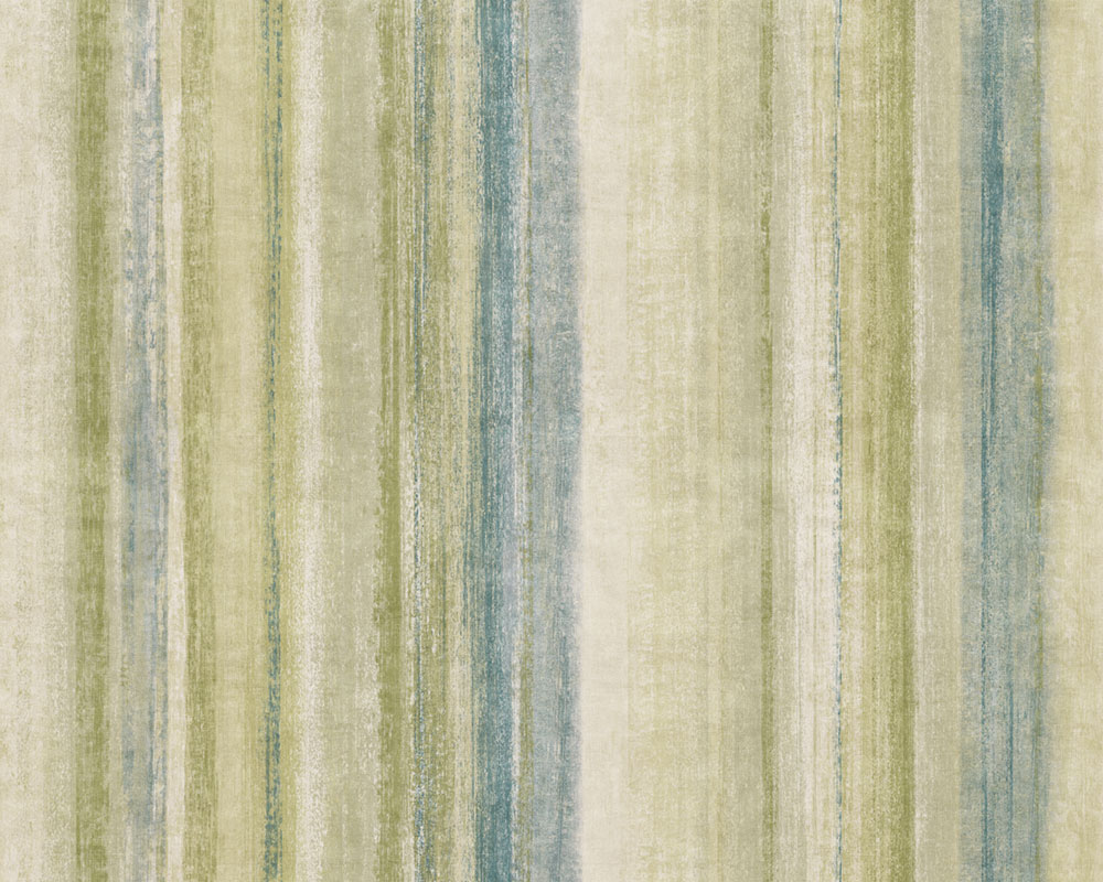 Tapete, grün-blau, Stoffoptik, PW6001, Precious Weaves, Grandeco