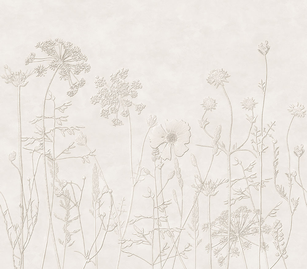 Fototapete, cremefarben, Pflanzen, Blumen, Gräser, 350700, Riviera Maison, Eijffinger